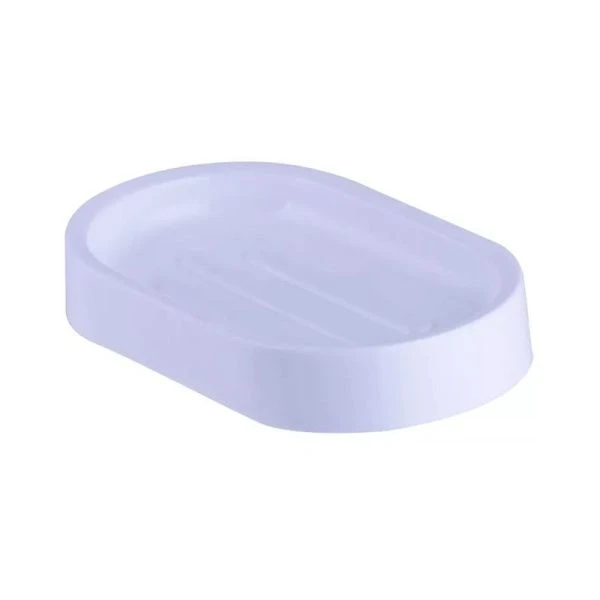 Мыльница 14*8,5*2см пластик настольная (26)