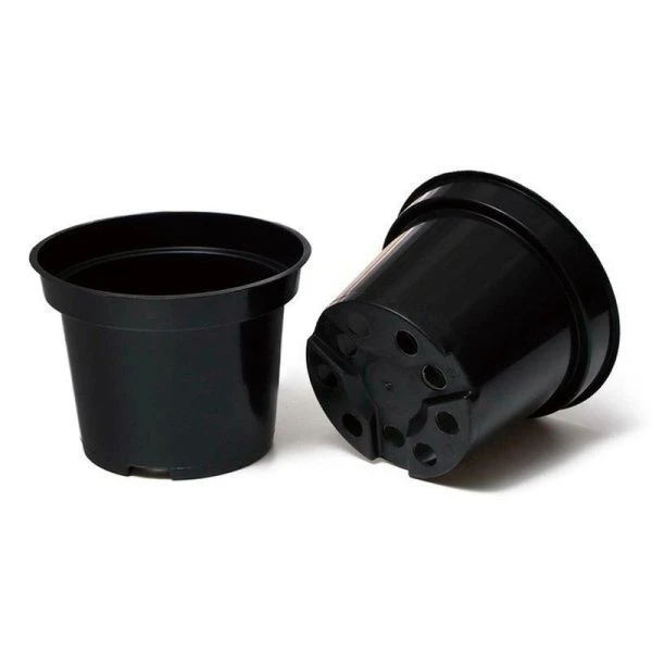 Горшок для рассады 2л круглый черный SBX 2 ZZG/MZ 17 LS  (d 17 h13,5) (5040)