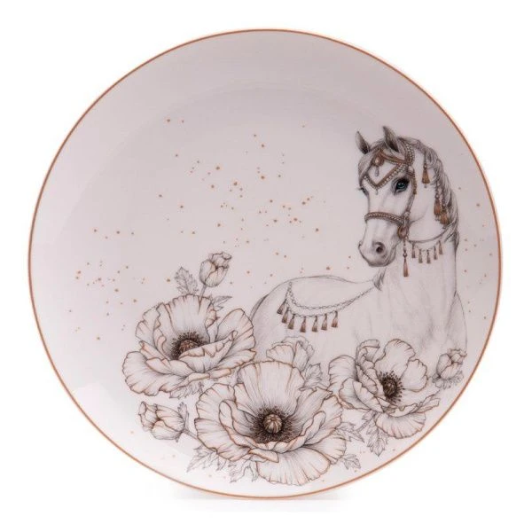 Тарелка мелкая 20,5см фарфор Top Style десертная (24)