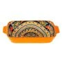 Блюдо для запекания 22,5*12,5см 600мл фарфор ARABESQUE оранжевый (9/36)