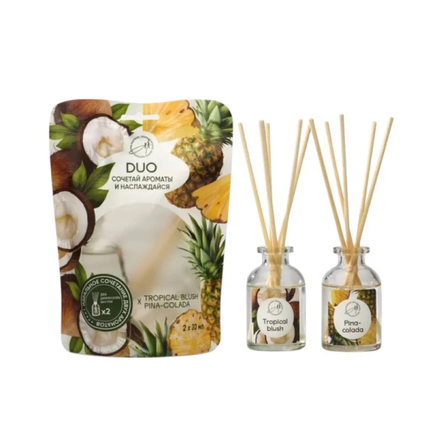 Набор аромадиффузоров 2шт. 30мл Aroma Harmony DUO Tropical Blush + Pina-colada AH01011 (10) Набор аромадиффузоров 2шт. 30мл Aroma Harmony DUO Tropical Blush + Pina-colada AH01011 (10)