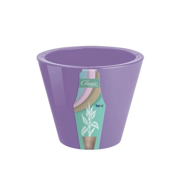 Кашпо 3л 16,5*19,5см пластик КЛАССИКА лаванда (16)