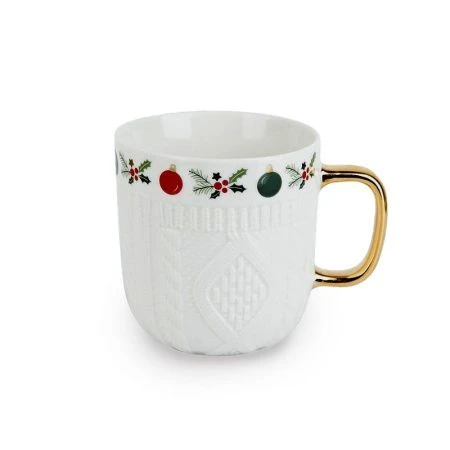 Кружка фарфор 340мл Новый год (48)