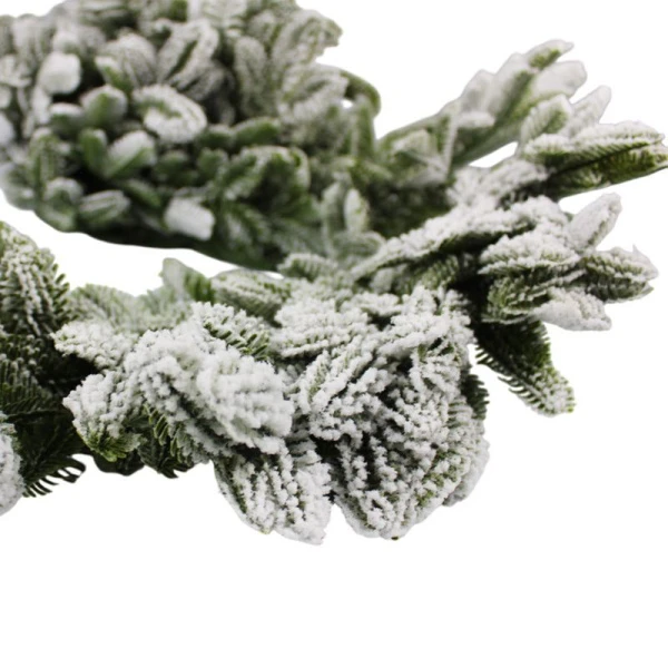 Гирлянда новогодняя 180см ЕЛОВАЯ ВЕТКА заснеженная, JC-17134 (10)