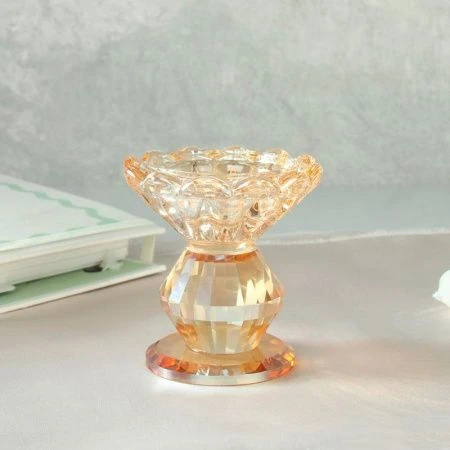 Подсвечник стекло 7см S625 (120)