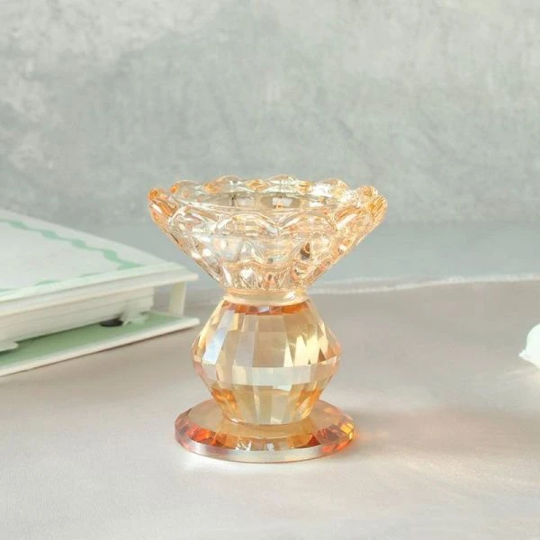 Подсвечник стекло 7см S625 (120)