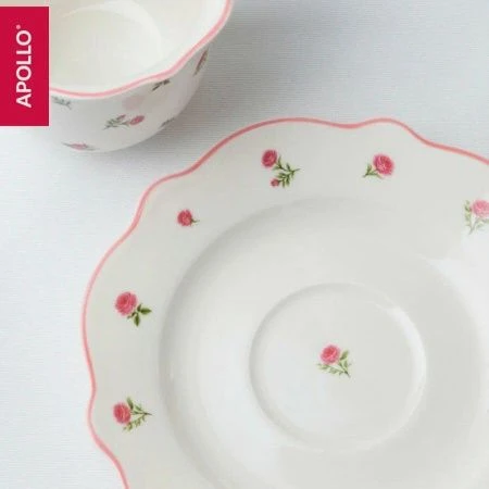 Чайный набор 2пр фарфор French rose на 1 персону 250мл FRR-03 (24)