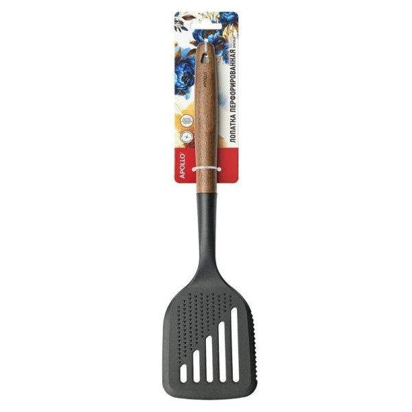 Лопатка кулинарная 33*8,7см нейлон/дерево Bancario BCR-03