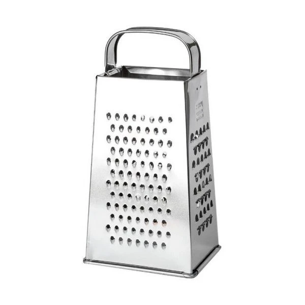 Терка 4 гранная 11*8,5*22см белая жесть К01.000.01 (60)