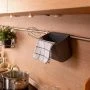 Контейнер навесной 2,1л пластик Smart (серый) (20)