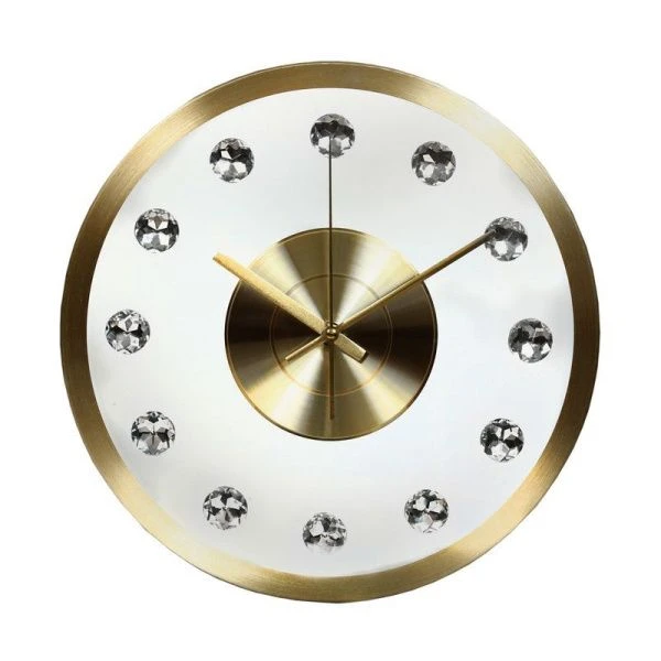 Часы настенные 30*4см металл золото EG7755EG (12)