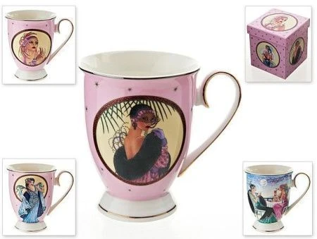 Кружка 320мл фарфор МАДМУАЗЕЛЬ подар.уп (36)