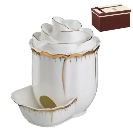 Банка для соли 600мл фарфор Цветочная симфония (18)