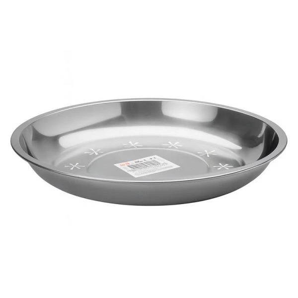 Тарелка 22см,h 2,5см металл JC-18140 (400)