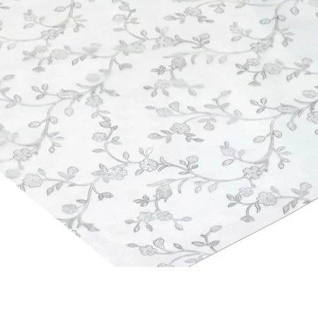 Клеенка силиконовая прозрачная Dekorelle 0,6*20м серебро 181-S