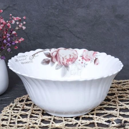 Тарелка глубокая 550мл 155мм стеклокерамика ЧАЙНАЯ РОЗА суповая EVR60 (2024) (6/72)