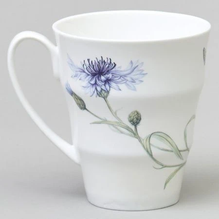 Кружка 350мл фарфор ВАСИЛЬКИ (36)