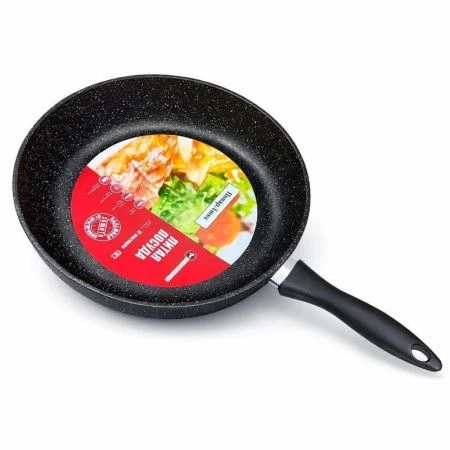 Сковорода 28см алюминий АП литая ПОВАР ЛЮКС Классическая каменная PLKB30128 (6)