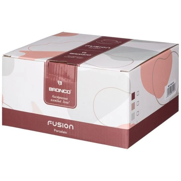 Чайный набор 2пр фарфор fusion на 1персону 220мл кремовая (24)