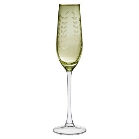 Бокалы для шампанского набор 2шт 180мл стекло Flora (12)