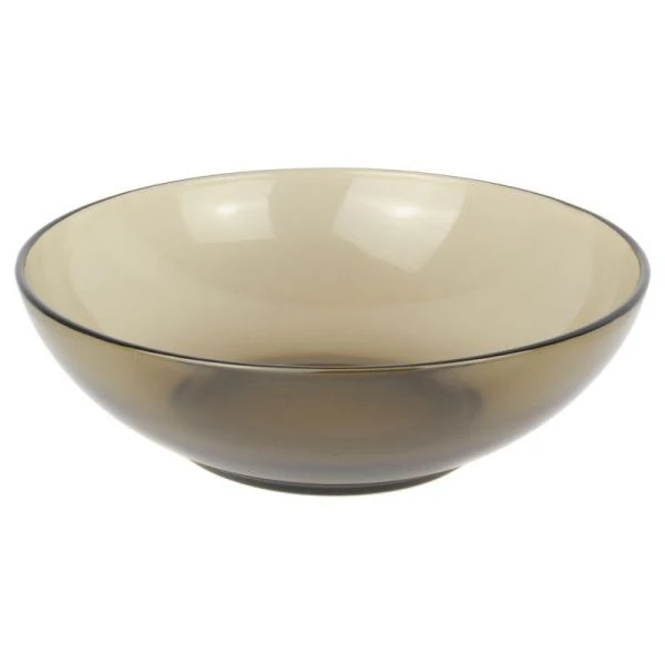 Салатник 850мл 20см стекло BASILICO дымка (6)