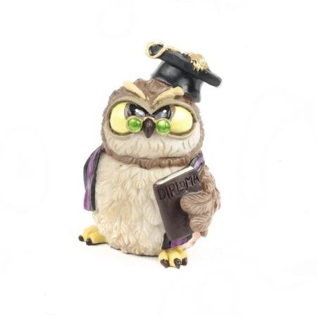 яяяФигурка Сова ученая 6*5*8 см, WD92402 'BIC4520 (1-72)