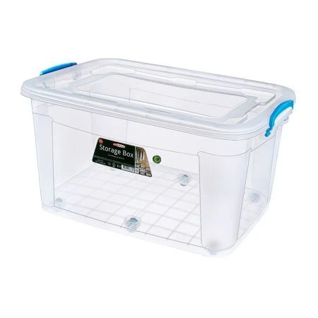 Контейнер для хранения 50л 640*415*315мм пластик STORAGE BOX на колесах (6)