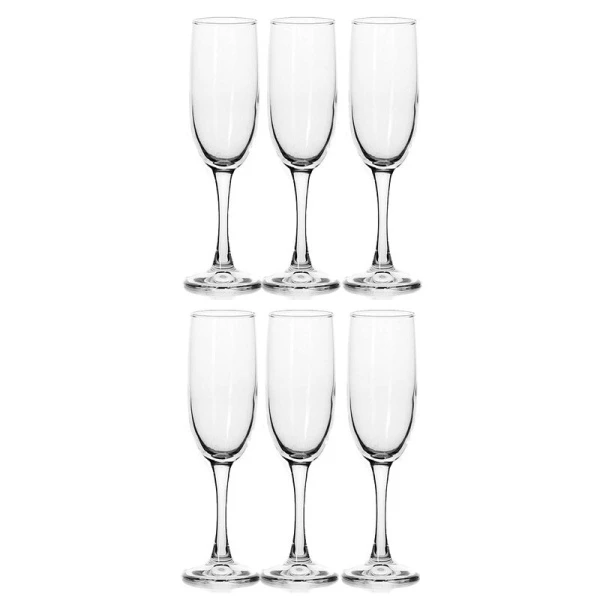 Бокалы для шампанского набор 6шт 155мл стекло ИМПЕРИАЛ (4)