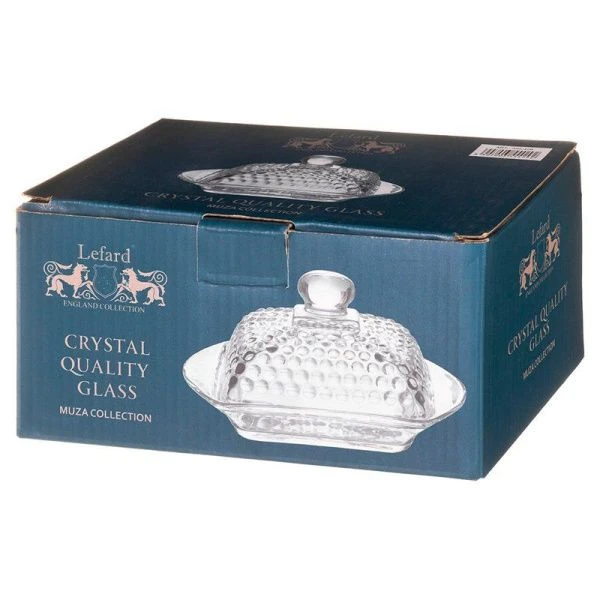 Масленка 17,5*11*9,5см стекло MUZA (18)