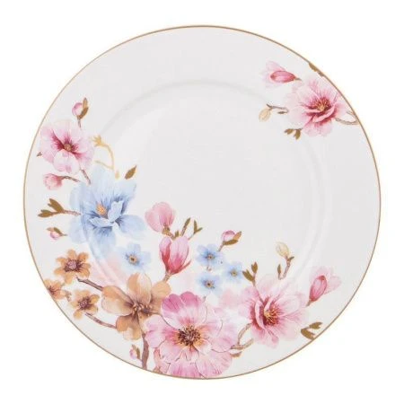 Тарелка мелкая 20см фарфор ОНФЛЕР десертная (4/48)