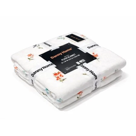 Плед евро 230*230см 350г/см Фланелевый плюш темное BL23-2/JC-18249 (8)