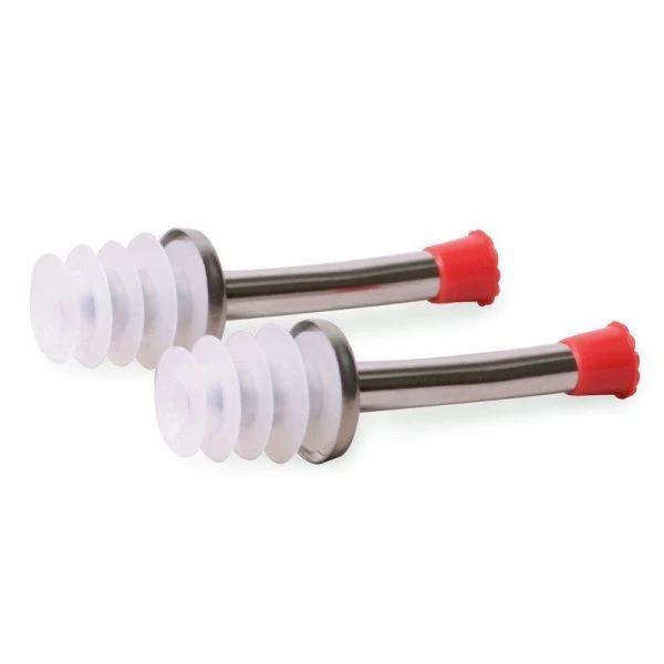 Дозатор для бутылок набор 2шт нерж.сталь/пластик (24/288)