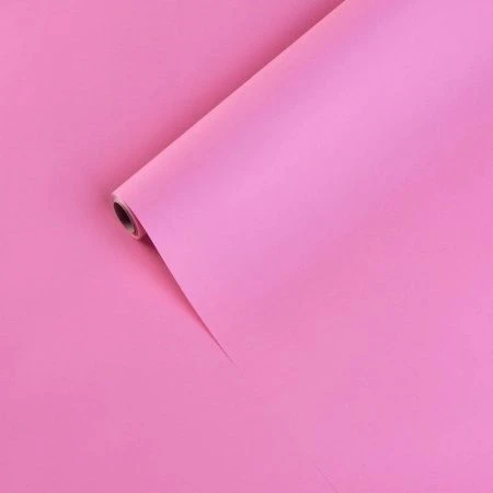 Пленка в рулоне матовая полипропилен 55мкр 58см*10м Самая нужная розовая (30)