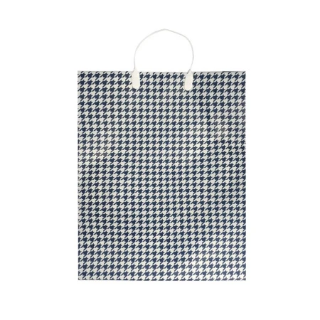 Пакет с пластиковой ручкой 32*42*10см Гусиные лапки 03-172 (20/200)