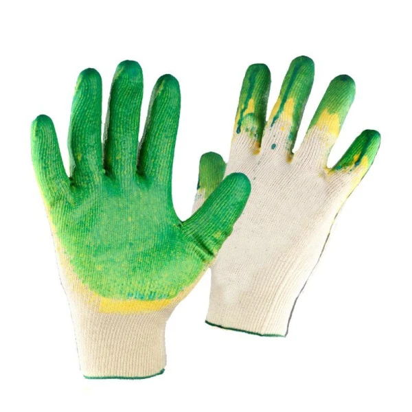 Перчатки рабочие х/б с двойным латексным обливом (120/200)