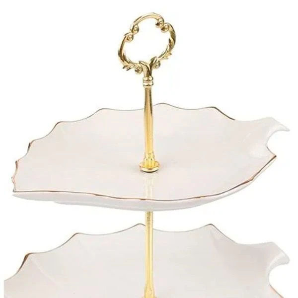 Этажерка сервировочная 3 яруса 32,5*23,5/28,5*20/23,5*16,5см h37см керамика LR (10)