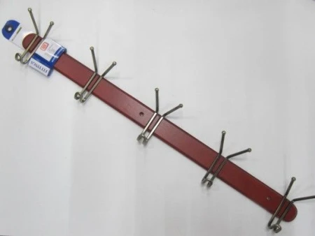 яяяВешалка 5 крючков дерево 80см АЕ920-5 (6)