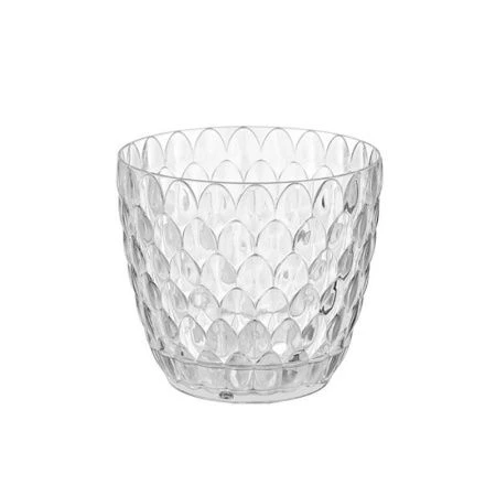 яяяГоршок цветочный для орхидеи пластик 1,6л прозрачный (48)