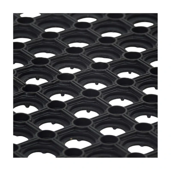 Коврик придверный ячеистый 50*80*2,2см резина грязесборный (5)