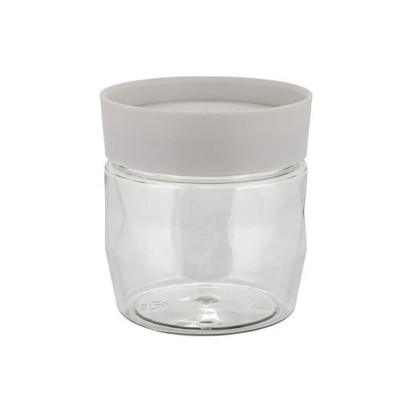 Банка для сыпучих продуктов 500мл 9,5*10см пластик Stockholm пепельный жемчуг (12)