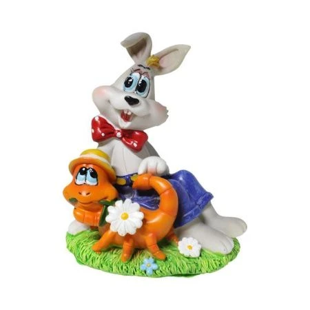 Копилка Кролик / Заяц Скорпион полистоун 12см MY83424-1/36 83424-1/6