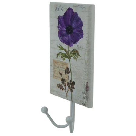 Вешалка-коллаж МДФ 2 крючка 13*8см микс (192)