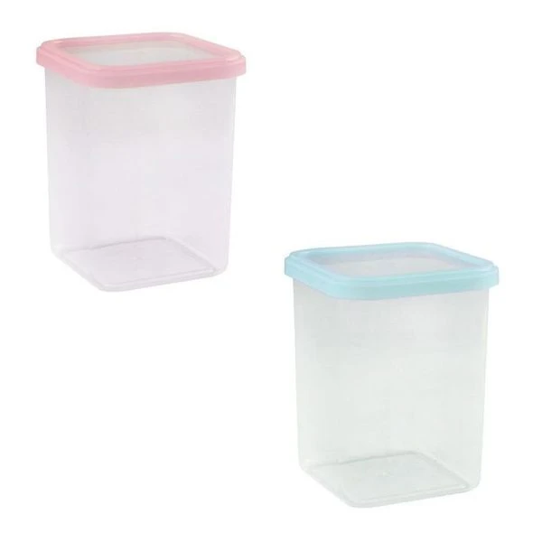 Банка для сыпучих продуктов 1,2л пластик Cubbo Light 112*112*145мм (12)