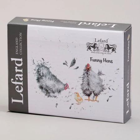 Подставка под ложку 15*11,5*2,5см керамика FUNNY HENS (48)