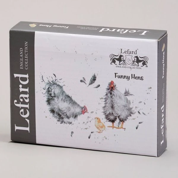 Подставка под ложку 15*11,5*2,5см керамика FUNNY HENS (48)