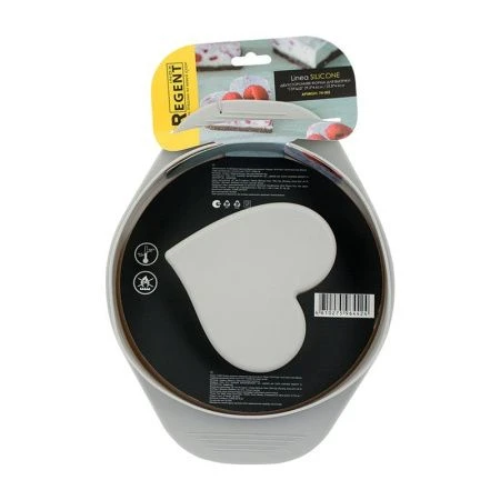 Форма для выпечки Сердце 29,5*4,6см/22,8*4,6см силикон Silicone (24)