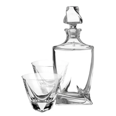 Набор для виски 7пр (графин 580мл, 6 стаканов 250мл) стекло JC-16174 (4)