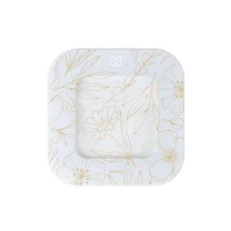 Весы напольные электронные стекло до 180кг Centek CT-2440 FLOWER 28*28см, LCD-дисплей (6)