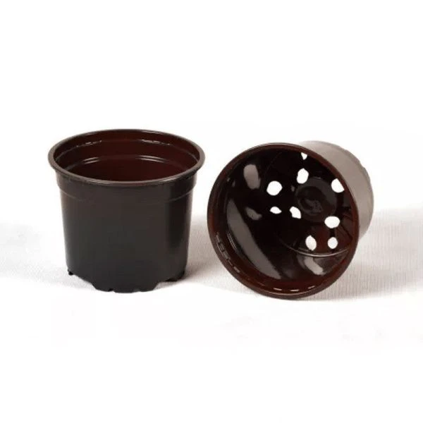 Горшок для рассады 0,75л круглый формованный Д12см Н9,5см черный стандарт (1000)