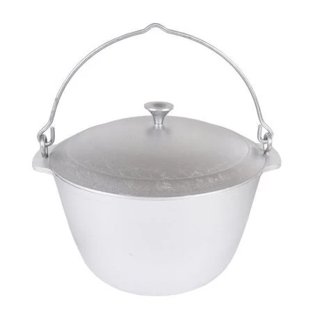 Котел походный 8л алюминий с крышкой (4)